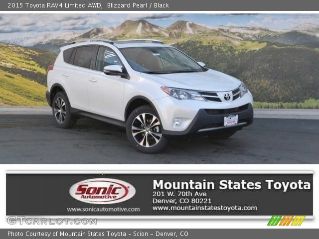 2015 Toyota RAV4 Limited AWD in Blizzard Pearl