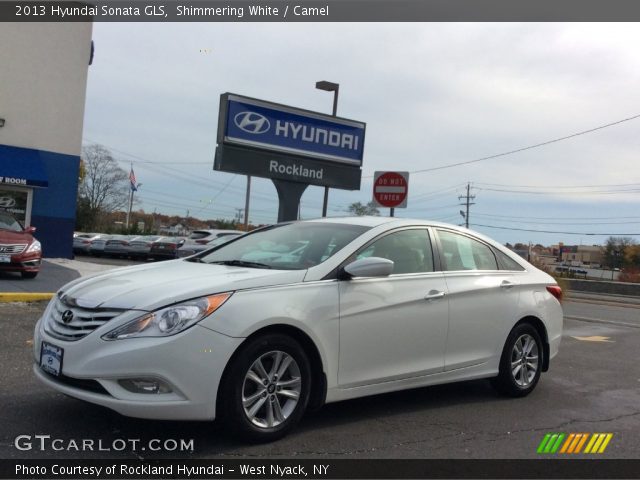 2013 Hyundai Sonata GLS in Shimmering White