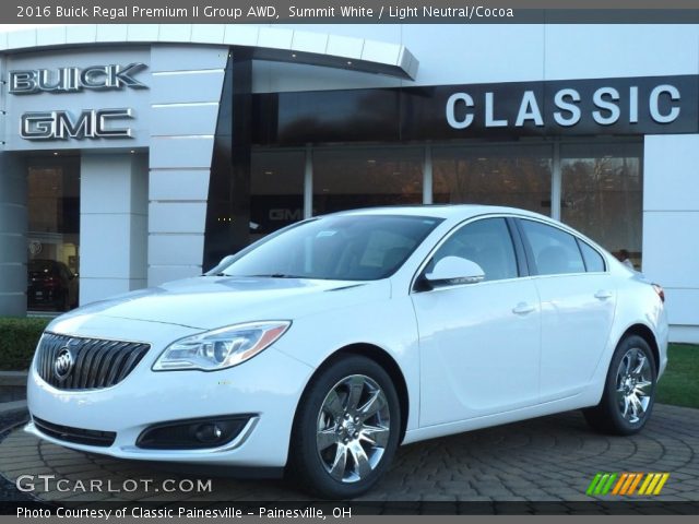 2016 Buick Regal Premium II Group AWD in Summit White