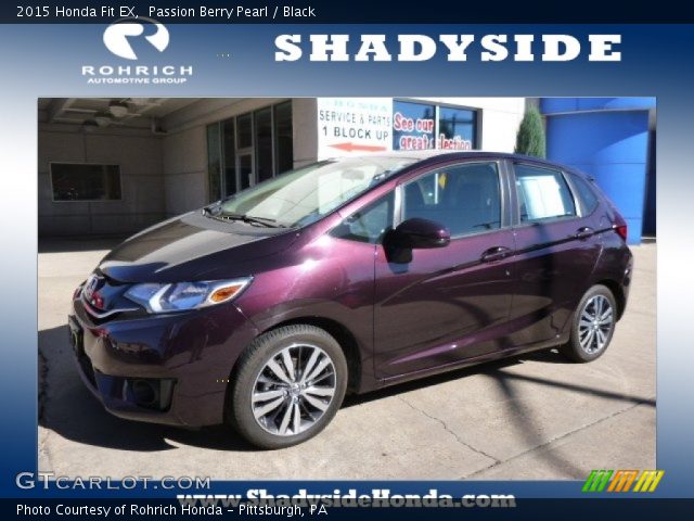 2015 Honda Fit EX in Passion Berry Pearl