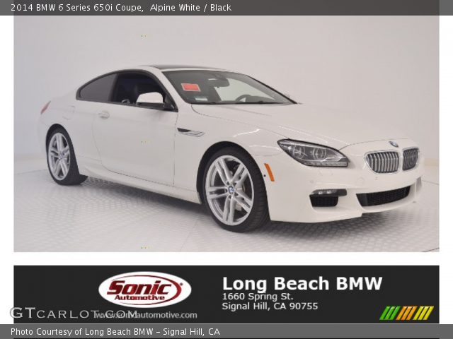 2014 BMW 6 Series 650i Coupe in Alpine White