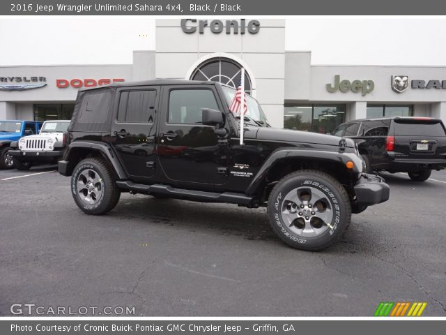 2016 Jeep Wrangler Unlimited Sahara 4x4 in Black