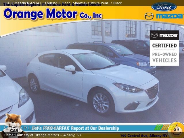 2014 Mazda MAZDA3 i Touring 5 Door in Snowflake White Pearl