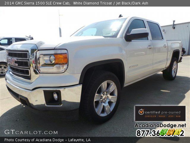 2014 GMC Sierra 1500 SLE Crew Cab in White Diamond Tricoat