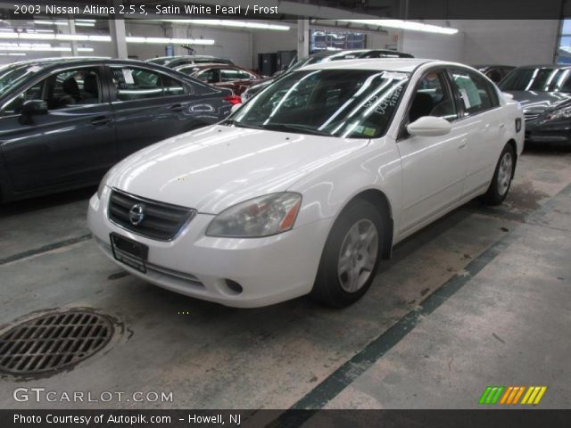 2003 Nissan Altima 2.5 S in Satin White Pearl