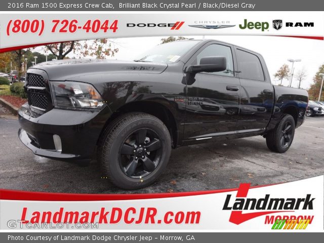 2016 Ram 1500 Express Crew Cab in Brilliant Black Crystal Pearl