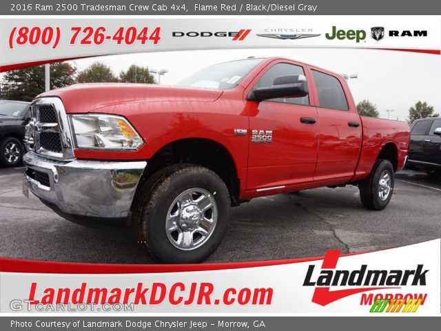 2016 Ram 2500 Tradesman Crew Cab 4x4 in Flame Red