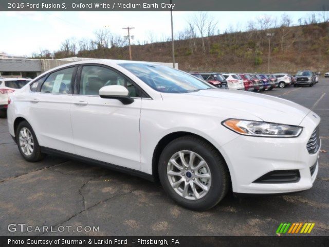 2016 Ford Fusion S in Oxford White