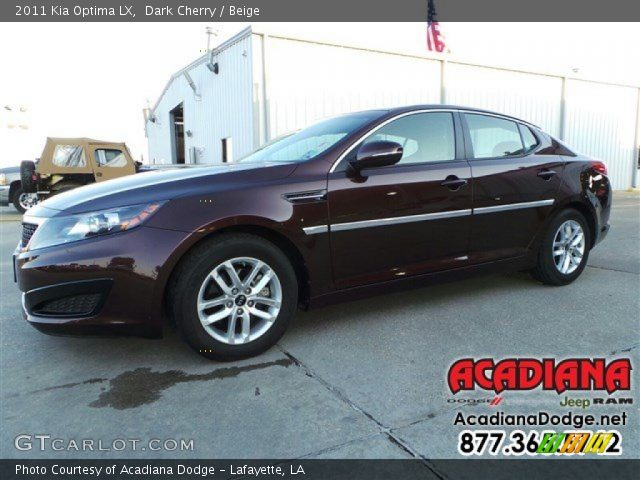 2011 Kia Optima LX in Dark Cherry