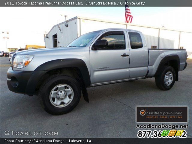 2011 Toyota Tacoma PreRunner Access Cab in Silver Streak Mica