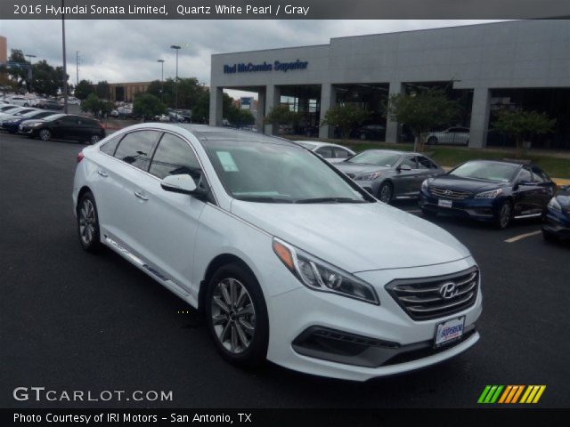2016 Hyundai Sonata Limited in Quartz White Pearl