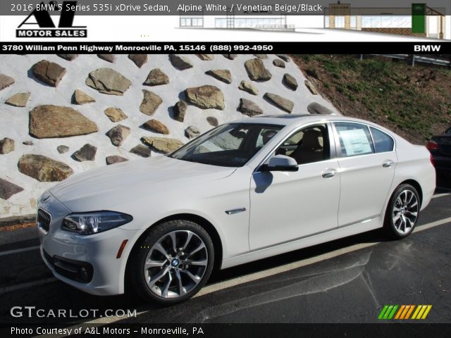 2016 BMW 5 Series 535i xDrive Sedan in Alpine White