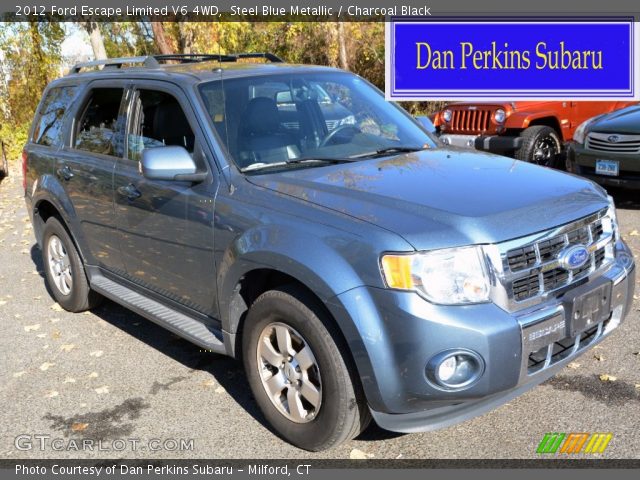 2012 Ford Escape Limited V6 4WD in Steel Blue Metallic