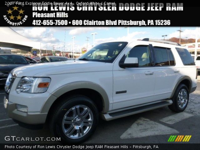 2007 Ford Explorer Eddie Bauer 4x4 in Oxford White