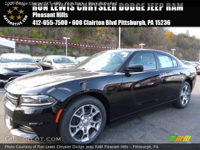 2016 Dodge Charger SXT AWD in Pitch Black