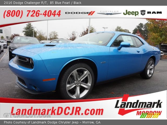 2016 Dodge Challenger R/T in B5 Blue Pearl