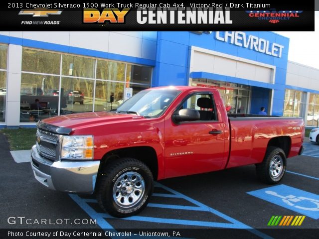 2013 Chevrolet Silverado 1500 Work Truck Regular Cab 4x4 in Victory Red