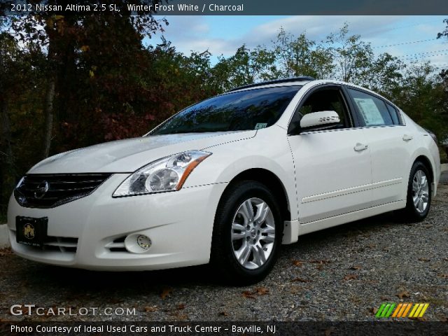 2012 Nissan Altima 2.5 SL in Winter Frost White