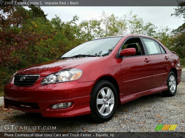 2005 Toyota Corolla S in Impulse Red