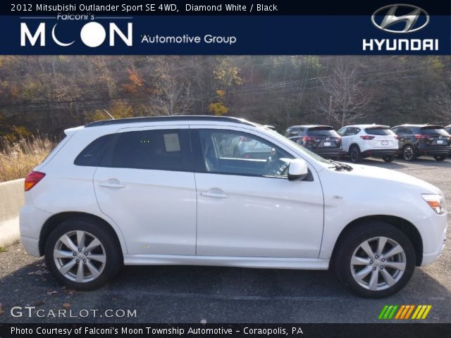 2012 Mitsubishi Outlander Sport SE 4WD in Diamond White