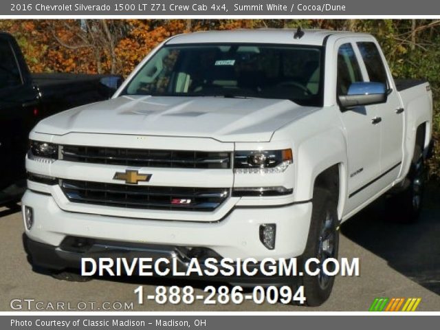 2016 Chevrolet Silverado 1500 LT Z71 Crew Cab 4x4 in Summit White