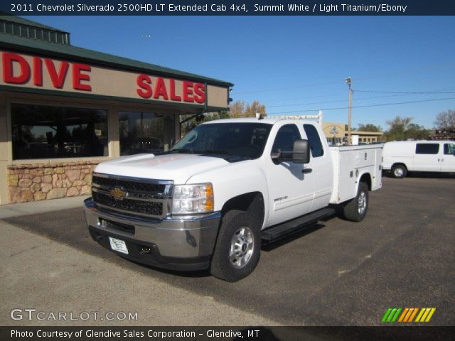 2011 Chevrolet Silverado 2500HD LT Extended Cab 4x4 in Summit White