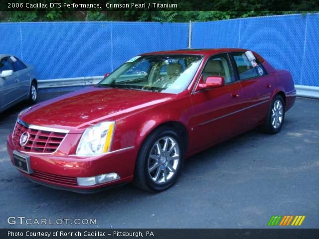 2006 Cadillac DTS Performance in Crimson Pearl