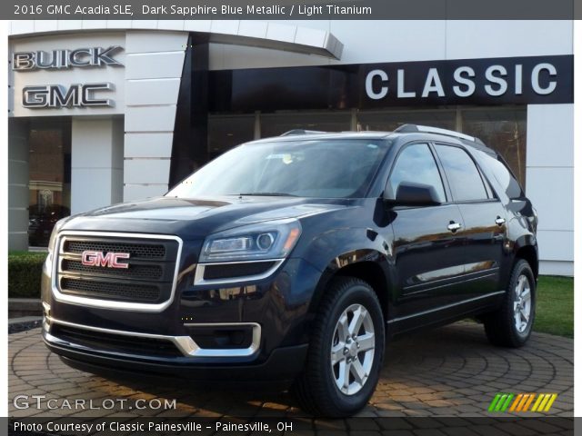 2016 GMC Acadia SLE in Dark Sapphire Blue Metallic