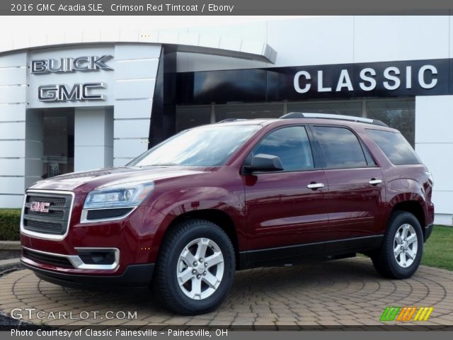 2016 GMC Acadia SLE in Crimson Red Tintcoat