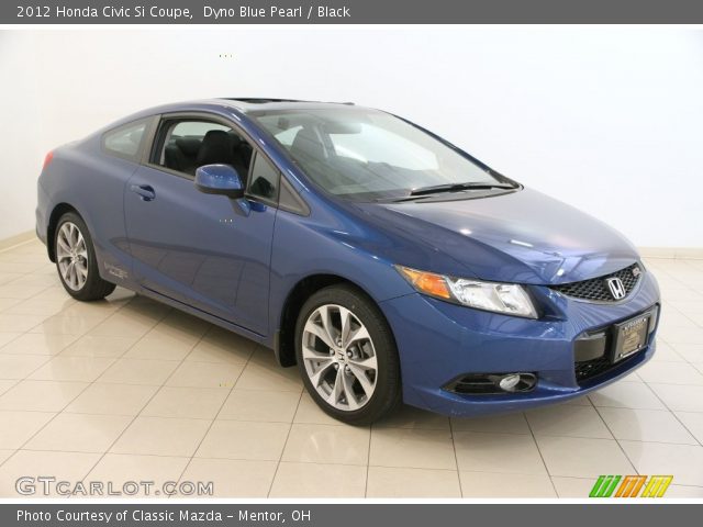 2012 Honda Civic Si Coupe in Dyno Blue Pearl