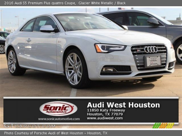 2016 Audi S5 Premium Plus quattro Coupe in Glacier White Metallic