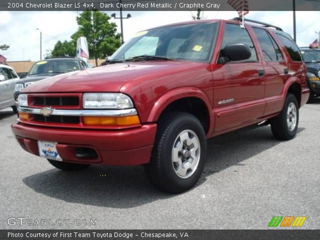 2004 Chevrolet Blazer LS 4x4 in Dark Cherry Red Metallic