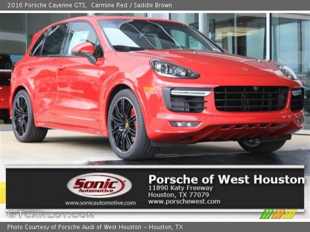 2016 Porsche Cayenne GTS in Carmine Red