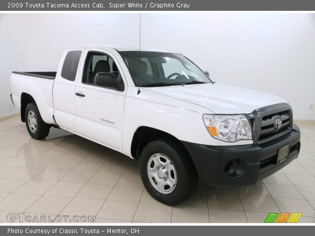2009 Toyota Tacoma Access Cab in Super White