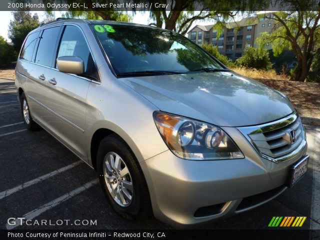 2008 Honda Odyssey EX-L in Silver Pearl Metallic