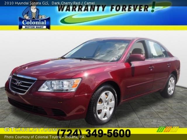 2010 Hyundai Sonata GLS in Dark Cherry Red