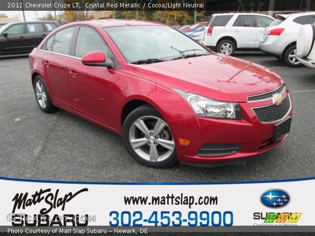 2012 Chevrolet Cruze LT in Crystal Red Metallic