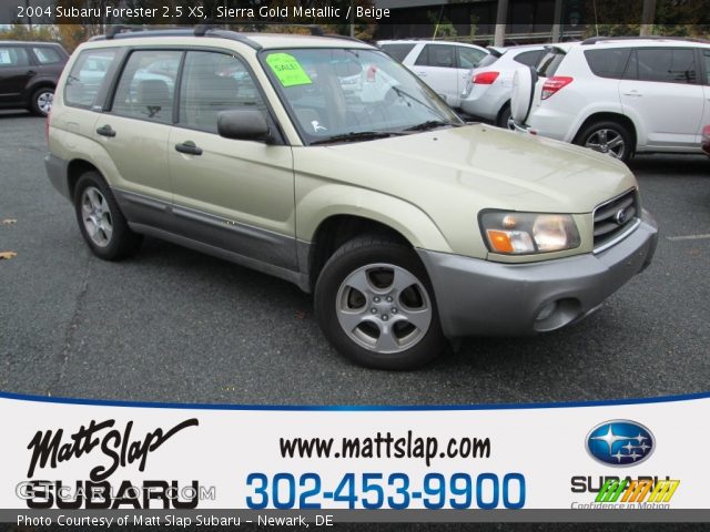2004 Subaru Forester 2.5 XS in Sierra Gold Metallic