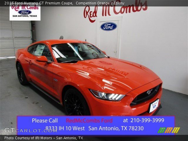 2016 Ford Mustang GT Premium Coupe in Competition Orange