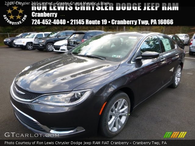 2016 Chrysler 200 Limited in Granite Crystal Metallic