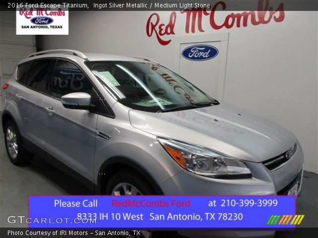 2016 Ford Escape Titanium in Ingot Silver Metallic