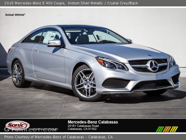 2016 Mercedes-Benz E 400 Coupe in Iridium Silver Metallic