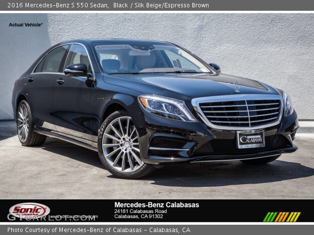 2016 Mercedes-Benz S 550 Sedan in Black