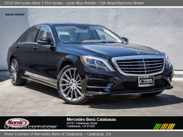 2016 Mercedes-Benz S 550 Sedan in Lunar Blue Metallic