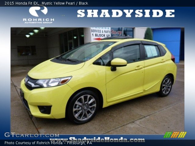 2015 Honda Fit EX in Mystic Yellow Pearl