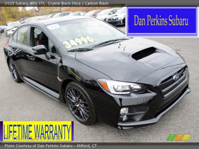 2015 Subaru WRX STI in Crystal Black Silica