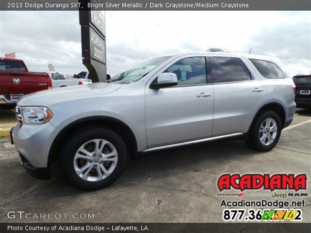 2013 Dodge Durango SXT in Bright Silver Metallic