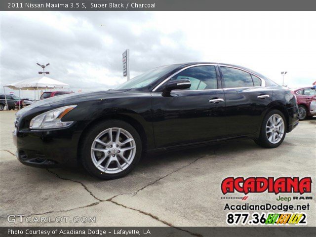 2011 Nissan Maxima 3.5 S in Super Black