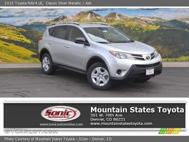 2015 Toyota RAV4 LE in Classic Silver Metallic