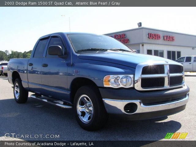 2003 Dodge Ram 1500 ST Quad Cab in Atlantic Blue Pearl